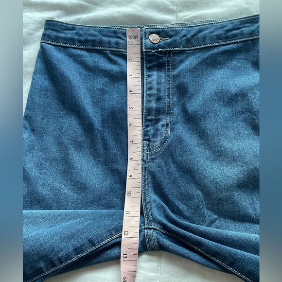 Free People Just Float On High Rise Super Flare Retro Stretch Jeans 27 Festival - Picture 9 of 10